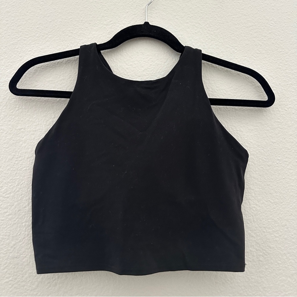 Athleta Black Crop Top Size SP